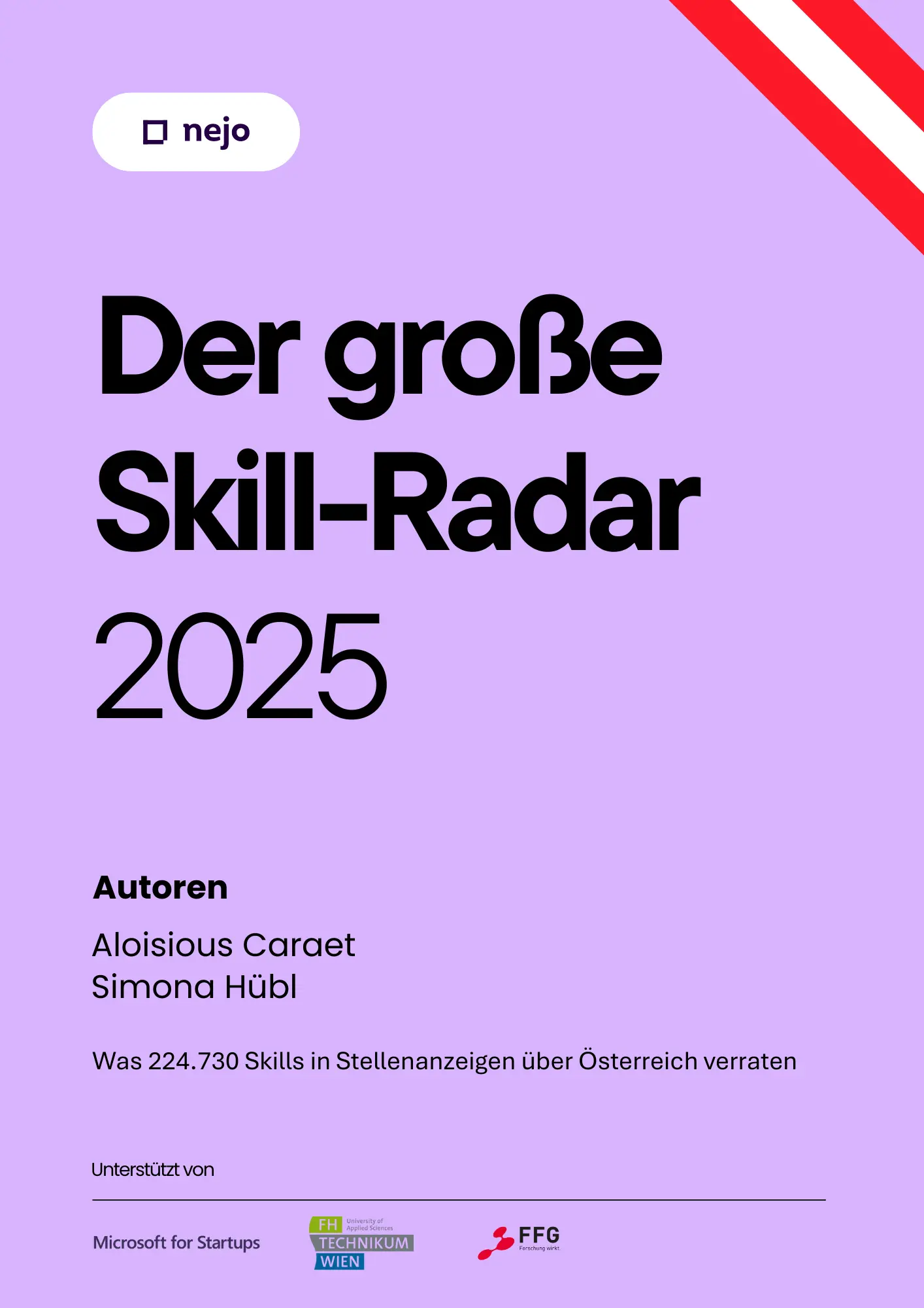 Deckblatt „Der große Skill Radar 2025 – Österreich, zum kostenlosen Download.