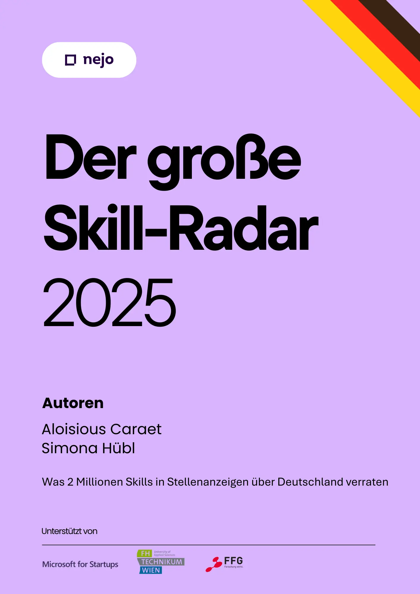 Deckblatt „Der große Skill Radar 2025 – Deutschland, zum kostenlosen Download.